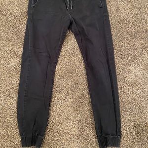 2 PACK OF BLACK/GREY JOGGERS